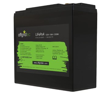 Offgridtec LiFePO4 baterie 12,8 V 18 Ah – 230 Wh, integrovaný BMS