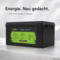 Offgridtec LiFePO4 baterie 25,6 V 200 Ah – 5120 Wh, integrovaný BMS