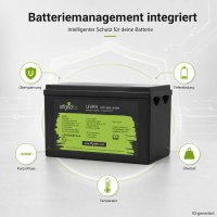 Offgridtec LiFePO4 baterie 25,6 V 200 Ah – 5120 Wh, integrovaný BMS