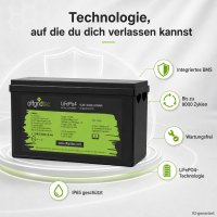 Offgridtec LiFePO4 baterie 12,8 V 314 Ah – 4019 Wh, integrovaný BMS