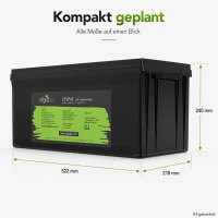 Offgridtec LiFePO4 baterie 12,8 V 314 Ah – 4019 Wh, integrovaný BMS