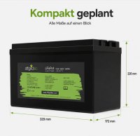 Offgridtec LiFePO4 baterie 12,8 V 100 Ah – 1280 Wh, integrovaný BMS