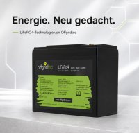 Offgridtec LiFePO4 baterie 12,8 V 18 Ah – 230 Wh, integrovaný BMS