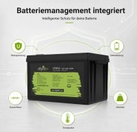 Offgridtec LiFePO4 baterie 12,8 V 304 Ah – 3891 Wh, integrovaný BMS