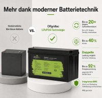 Offgridtec LiFePO4 baterie 12,8 V 304 Ah – 3891 Wh, integrovaný BMS