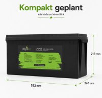 Offgridtec LiFePO4 baterie 12,8 V 304 Ah – 3891 Wh, integrovaný BMS