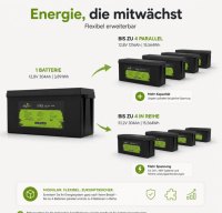 Offgridtec LiFePO4 baterie 12,8 V 304 Ah – 3891 Wh, integrovaný BMS