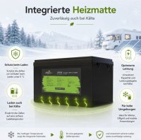 Offgridtec LiFePO4 baterie 12,8 V 304 Ah – 3891 Wh, integrovaný BMS a vyhřívací podložka