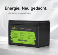 Offgridtec LiFePO4 baterie 12,8 V 8 Ah – 102 Wh, integrovaný BMS