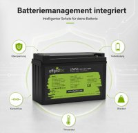 Offgridtec LiFePO4 baterie 25,6 V 100 Ah – 2560 Wh, integrovaný BMS