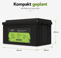 Offgridtec LiFePO4 baterie 25,6 V 314 Ah – 8038 Wh, integrovaný BMS