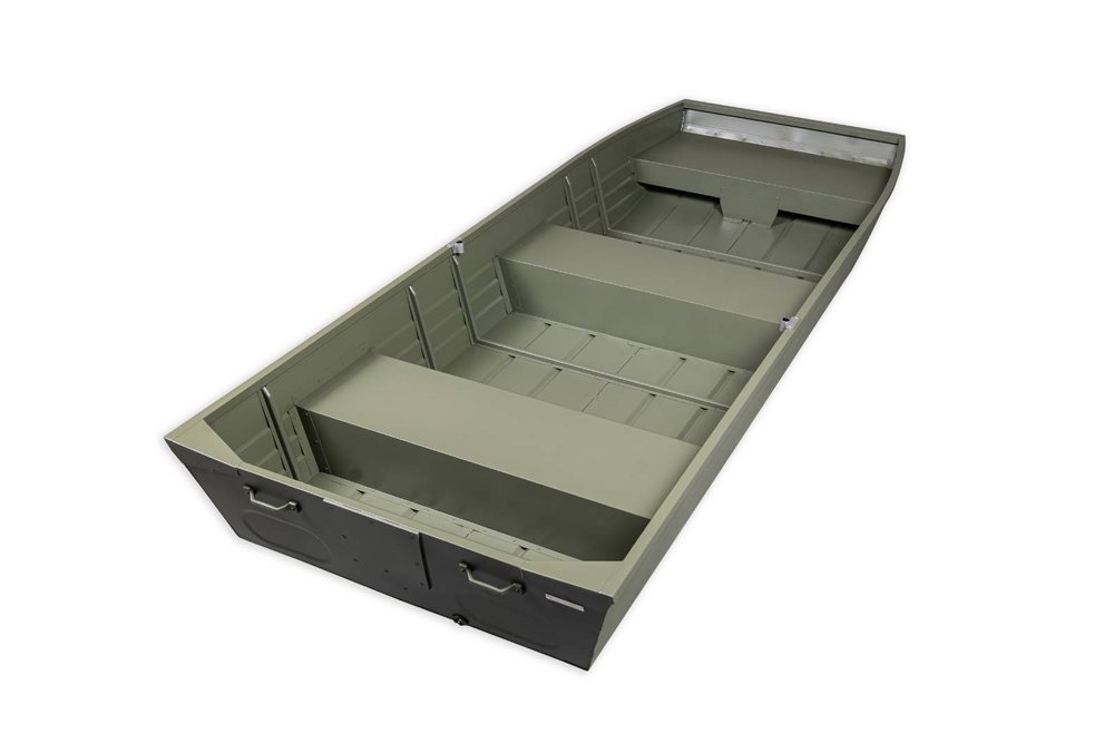 MARINE JON12 WIDE GREEN hliníková pramice - 3,70m, 66kg
