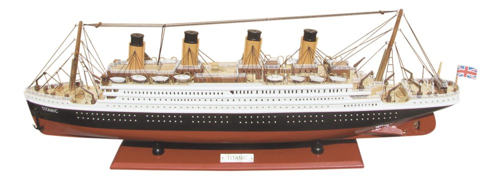 Model lodi Titanic dřevěný – délka 80 cm