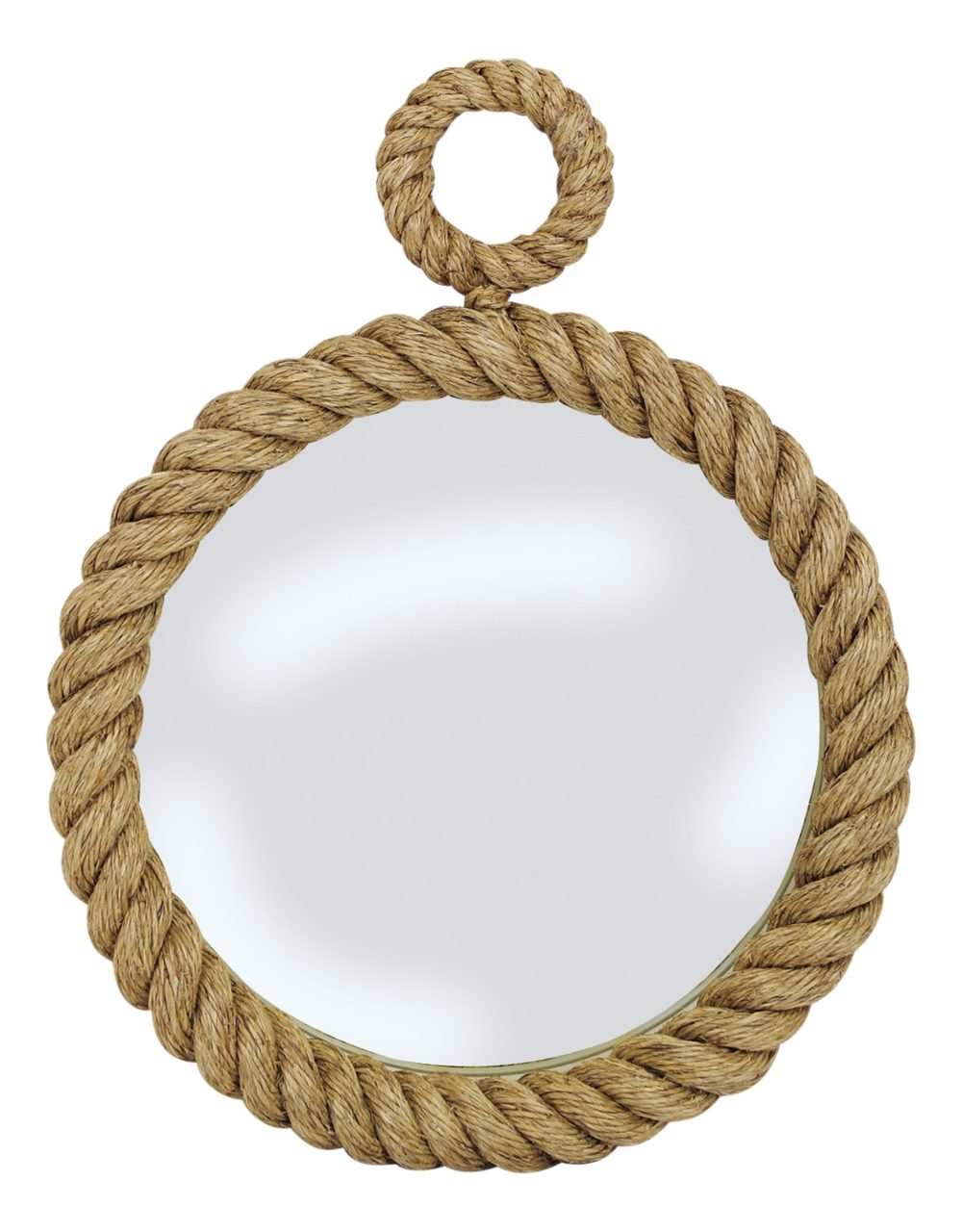 Zrcadlo s rámem z lana – 44 × 56 cm
