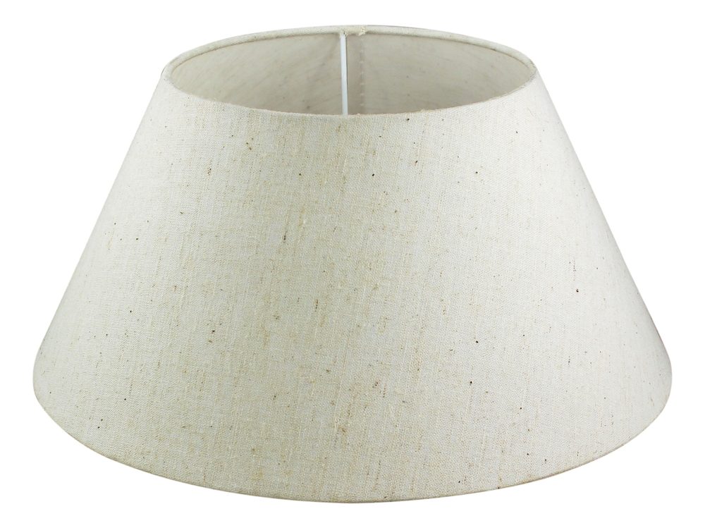Stínidlo na lampu z juty pro E27 – průměr 20/36 cm, výška 17 cm