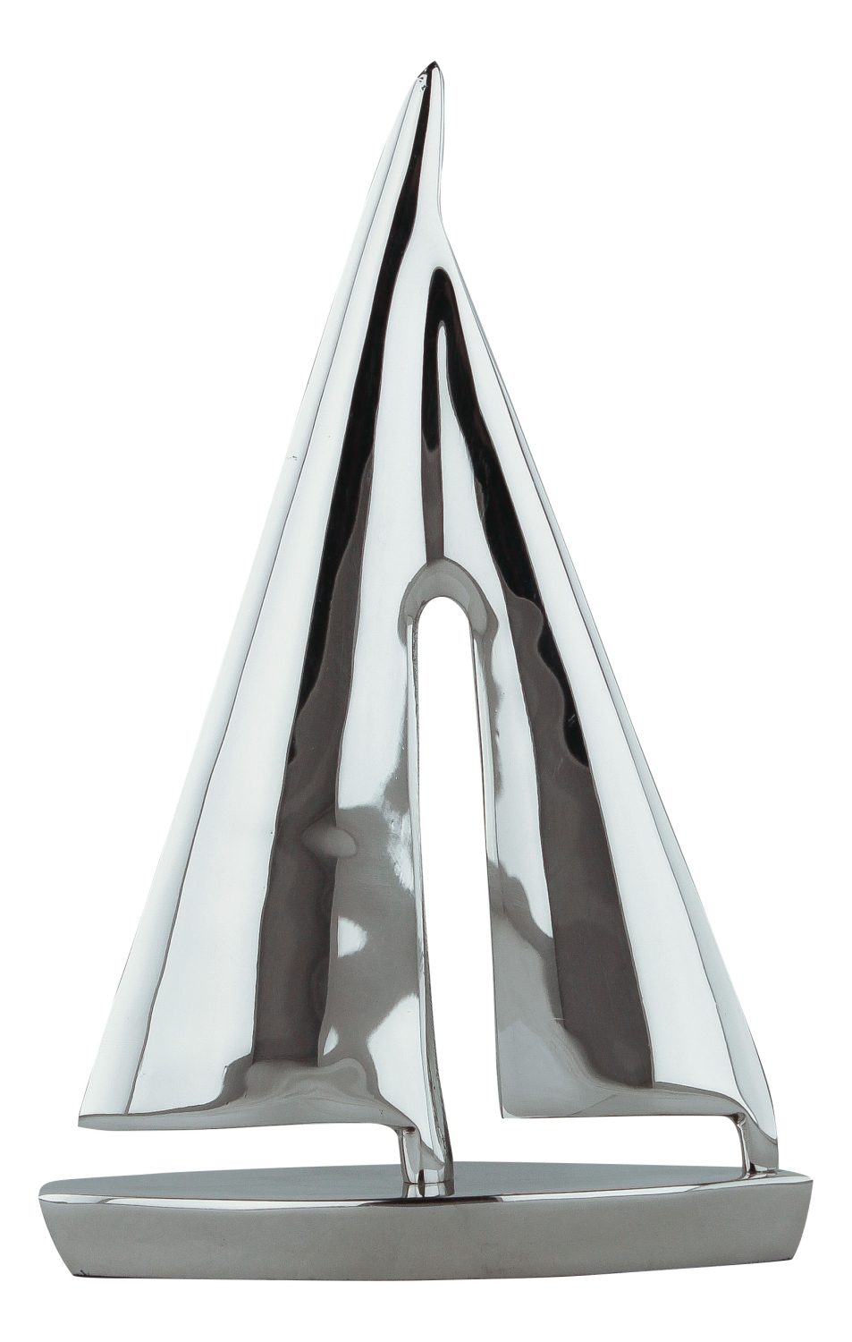 Plachetnice poniklovaná – výška 22,5 cm