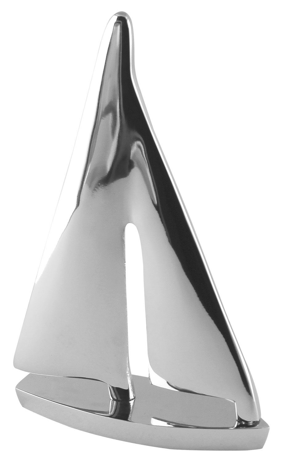 Plachetnice z poniklovaného hliníku – výška 24,5 cm