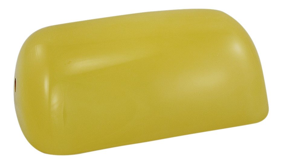 Náhradní sklo pro bankovní lampu 1291Y, žluté – 22,5 × 7 × 13 cm