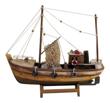 Model kutru dřevěný se zestařenou úpravou – délka 30 cm