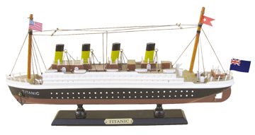 Model lodi Titanic dřevěný – délka 35 cm