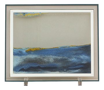 Pískový obraz ze skla plněný vodou – 30 × 24,5 cm