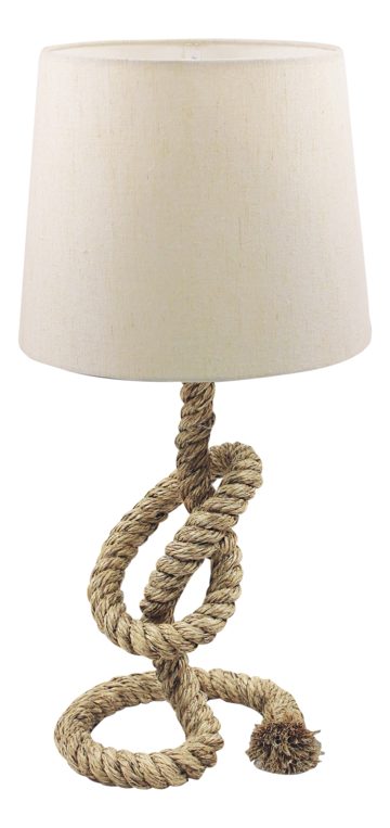 Lampa s lanem ve stylu mola, se stínidlem – výška 58 cm