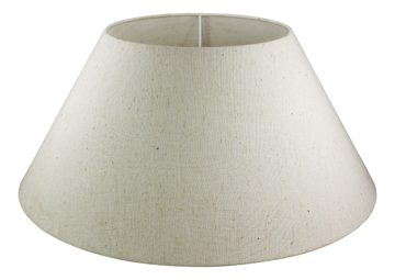 Stínidlo na lampu z juty pro E27 – průměr 25/50 cm, výška 22 cm