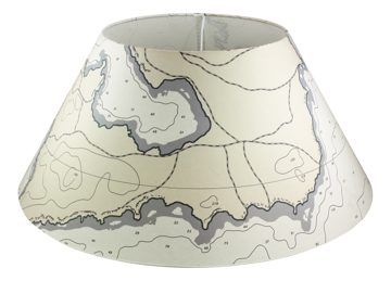 Papírové stínidlo na lampu pro E27 – průměr 25/50 cm, výška 22 cm