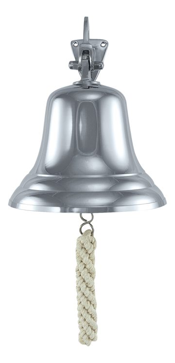 Lodní zvon poniklovaný, lehké provedení – průměr 15 cm