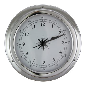 Hodiny chromované – průměr 14,5 cm