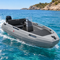 SEASTORM 13s HDPE Extra odolný plastový člun šedý – 400 cm