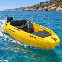 SEASTORM 13s HDPE Extra odolný plastový člun žlutý – 400 cm