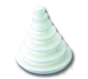 Pryžka gumová bílá 69 mm - pro upevnění svorkou - Obrázek 1