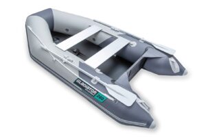 Gladiator AK280 nafukovací člun se skládací dřevěnou podlahou - šedo-šedý - Obrázek 1
