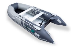 Gladiator CLASSIC B420 AL nafukovací člun s hliníkovou podlahou - šedo-šedý - Obrázek 1