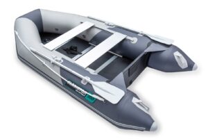 Gladiator AK300 nafukovací člun se skládací dřevěnou podlahou - šedo-šedý - Obrázek 1