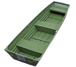 MARINE JON14 GREEN hliníková pramice - 4,30m, 75kg - Obrázek 1