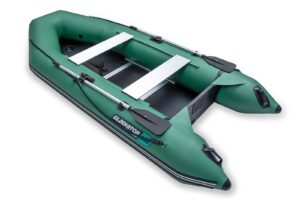 Gladiator AK340 nafukovací člun se skládací dřevěnou podlahou - zelený - Obrázek 1
