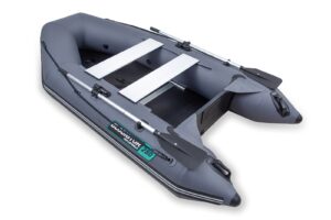 Gladiator AK280 nafukovací člun se skládací dřevěnou podlahou - tmavě šedý - Obrázek 1