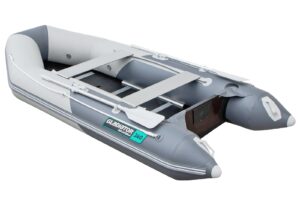 Gladiator AK340 nafukovací člun se skládací dřevěnou podlahou - šedo-šedý - Obrázek 1