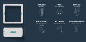 JOBE Infinity nafukovací bazén 4,0 x 4,0 m s elektrickou pumpou - Obrázek 16