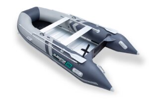 Gladiator CLASSIC B370 AL nafukovací člun s hliníkovou podlahou - šedo-šedý - Obrázek 1