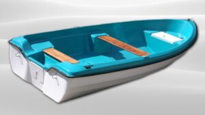 AQUA SYBB Pramica SWB-04 s dvojitým dnem zo sklolaminátu - 360x170x75cm - Obrázek 1