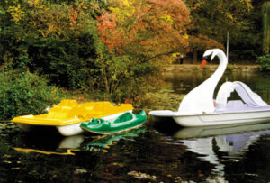 AQUA SYBB Vodní kolo HWB-04 "LABUŤ" s toboganem - 400x160x220 - Obrázek 2