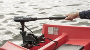 YAMAHA M32 elektromotor 42 lbs,24V - variab.rychlost,digit.maximizér,měřič baterie - Obrázek 3