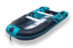 Gladiator Active C370 AL nafukovací člun s hliníkovou podlahou - černo-tyrkysový - Obrázek 3