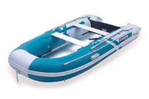 Gladiator CLASSIC B370 AL nafukovací člun s hliníkovou podlahou - bílo-zelený - Obrázek 3