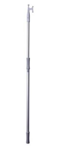 Teleskopický lodní hák z eloxovaného hliníku 120-210 cm, průměr 30 cm