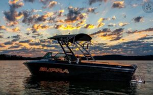 MONSTER TOWER Wakeboard věž MTK černý s bimini set - Obrázek 4