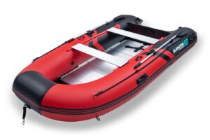 Gladiator CLASSIC B370 AL nafukovací člun s hliníkovou podlahou - červeno-černý - Obrázek 3